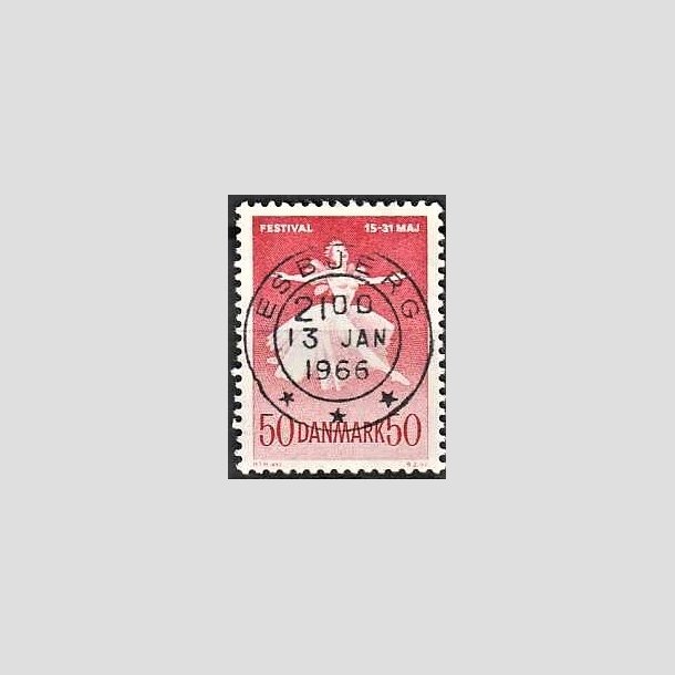 FRIMRKER DANMARK | 1965 - AFA 438 - Ballet og musikfestival - 50 re rd - Pragt Stemplet Esbjerg