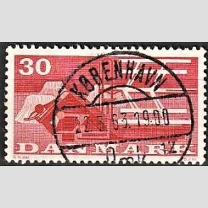FRIM�RKER DANMARK | 1960 - AFA 382 - Landbrugsmotiver - 30 �re r�d - Pragt Stemplet K�benhavn