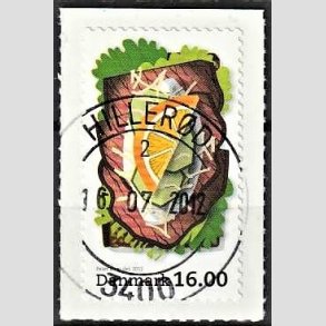 FRIM�RKER DANMARK | 2012 - AFA 1704 - Sm�rrebr�d - 16,00 Kr. flerfarvet - Pragt Stemplet