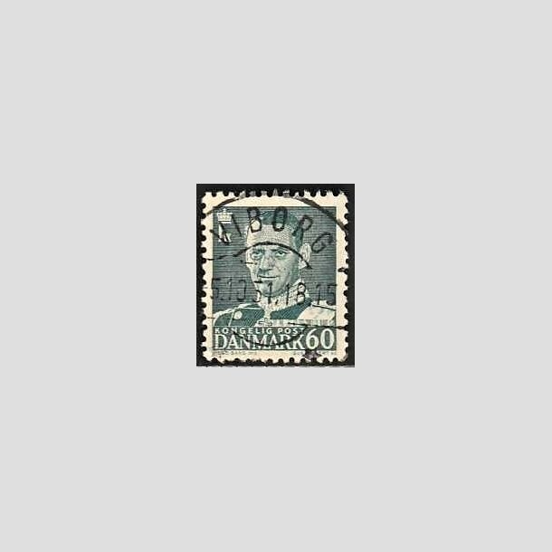 FRIMRKER DANMARK | 1948-50 - AFA 313 - Fr. IX 60 re blgrn - Lux Stemplet Viborg