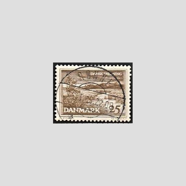 FRIMRKER DANMARK | 1964 - AFA 428 - Karup  - 25 re brun - Pragt Stemplet