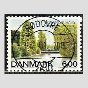 FRIMRKER DANMARK | 2001 - AFA 1273 - Botanisk Have - 6,00 Kr. flerfarvet - Lux Stemplet