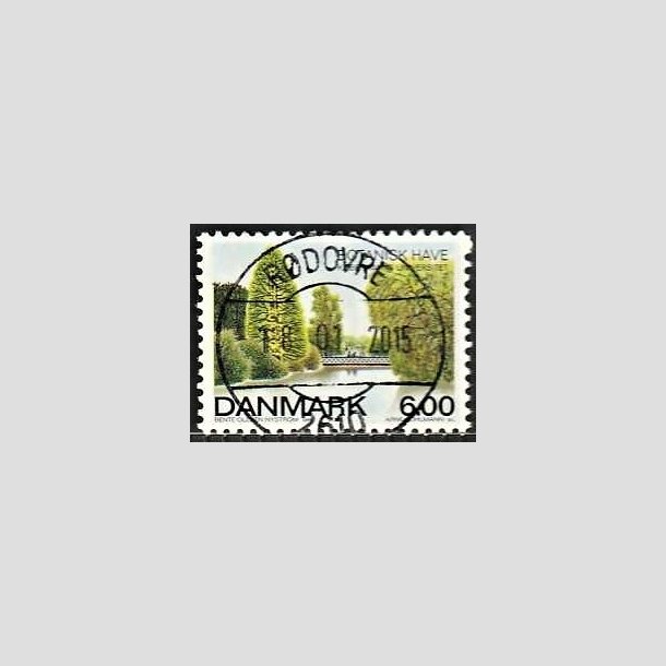 FRIMRKER DANMARK | 2001 - AFA 1273 - Botanisk Have - 6,00 Kr. flerfarvet - Lux Stemplet