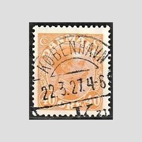 FRIMRKER DANMARK | 1925-26 - AFA 150 - Chr. X 40 re orange - Lux Stemplet 