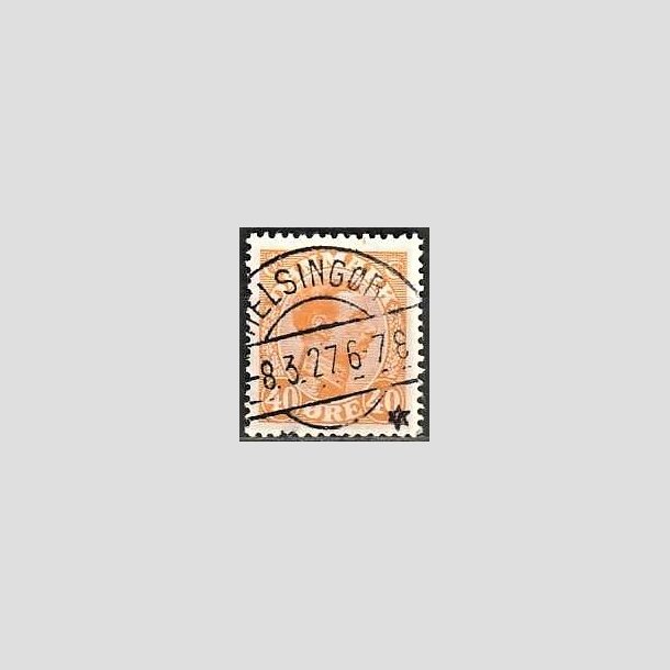 FRIMRKER DANMARK | 1925-26 - AFA 150 - Chr. X 40 re orange - Lux Stemplet 