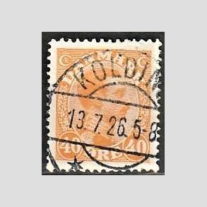 FRIMRKER DANMARK | 1925-26 - AFA 150 - Chr. X 40 re orange - Lux Stemplet 