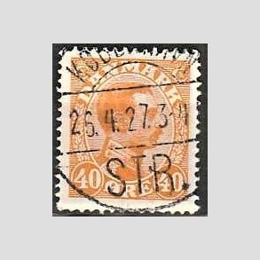 FRIMRKER DANMARK | 1925-26 - AFA 150 - Chr. X 40 re orange - Lux Stemplet 