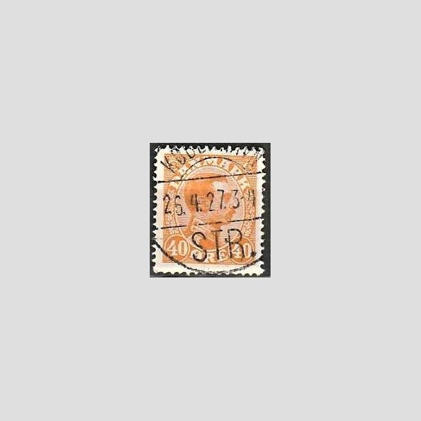 FRIMRKER DANMARK | 1925-26 - AFA 150 - Chr. X 40 re orange - Lux Stemplet 