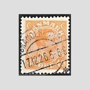 FRIMRKER DANMARK | 1925-26 - AFA 150 - Chr. X 40 re orange - Lux Stemplet 
