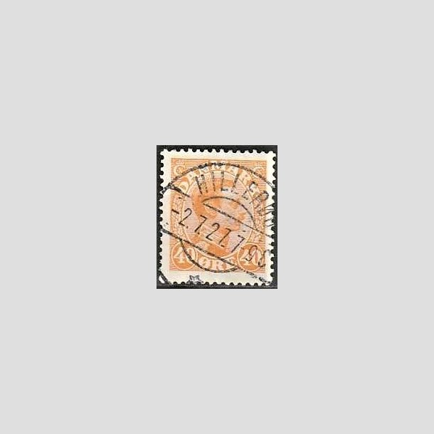 FRIMRKER DANMARK | 1925-26 - AFA 150 - Chr. X 40 re orange - Lux Stemplet Hillerd