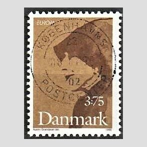 FRIM�RKER DANMARK | 1996 - AFA 1116 - Ber�mte kvinder - 3,75 kr. brun/m�rkbrun - Pragt Stemplet