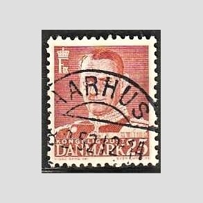 FRIMRKER DANMARK | 1950 - AFA 321 - Fr. IX 25 re rd - Lux Stemplet Aarhus