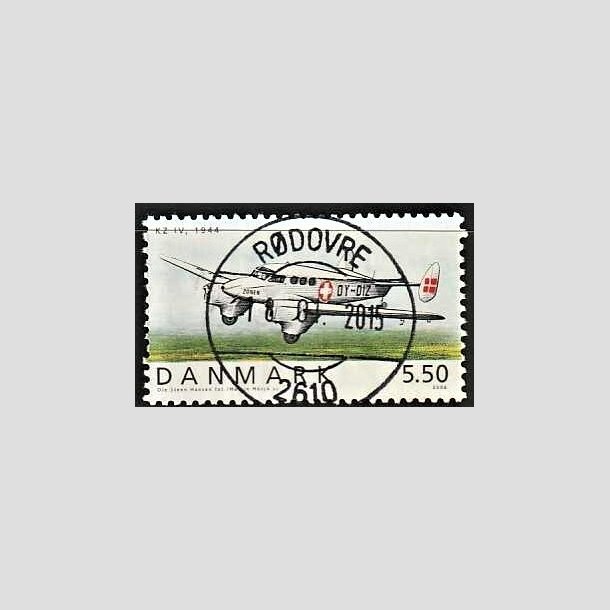 FRIMRKER DANMARK | 2006 - AFA 1480 - Ellehammer - 5,50 Kr. flerfarvet - Pragt Stemplet