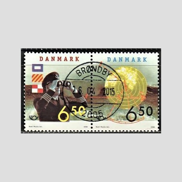 FRIMRKER DANMARK | 1998 - AFA 1181,1182 - 28 maj Sfart - 6,50 + 6,50 Kr. par flerfarvet - Lux Stemplet