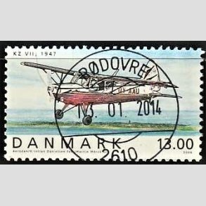 FRIM�RKER DANMARK | 2006 - AFA 1481 - Ellehammer - 13,00 Kr. flerfarvet - Pragt Stemplet