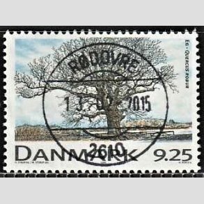 FRIM�RKER DANMARK | 1999 - AFA 1199 - Danske l�vtr�er - 9,25 Kr. Eg - Pragt Stemplet
