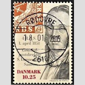 FRIMRKER DANMARK | 2001 - AFA 1279 - Frimrket 150 r - 10,25 Kr. flerfarvet - Lux Stemplet