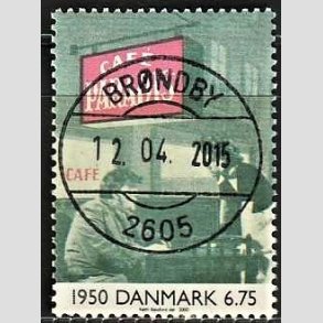 FRIMRKER DANMARK | 2000 - AFA 1259 - 1900 tallet serie 3 - 6,75 Kr. Dansk film - Pragt Stemplet Brndby