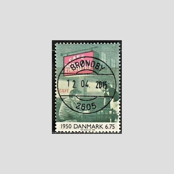 FRIMRKER DANMARK | 2000 - AFA 1259 - 1900 tallet serie 3 - 6,75 Kr. Dansk film - Pragt Stemplet Brndby