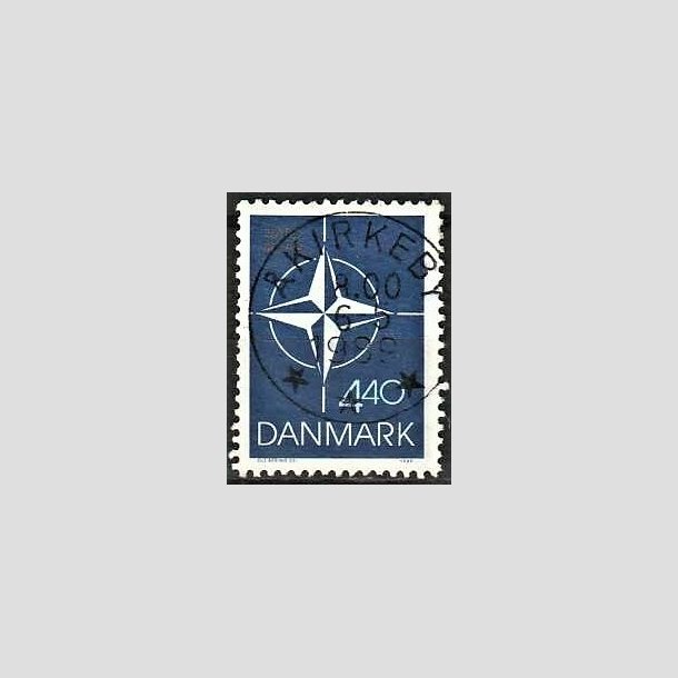 FRIMRKER DANMARK | 1989 - AFA 934 - Danmark i NATO 40 r. - 4,40 Kr. flerfarvet - Pragt Stemplet