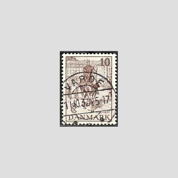 FRIMRKER DANMARK | 1937 - AFA 240 - Chr. X 25 re jubilum 10 re brun - Lux Stemplet Varde