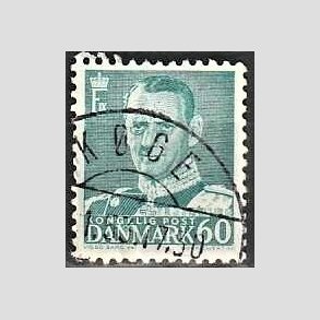 FRIMRKER DANMARK | 1948-50 - AFA 313 - Fr. IX 60 re blgrn - Lux Stemplet