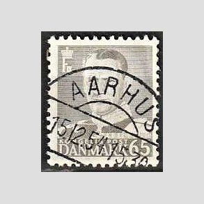 FRIMRKER DANMARK | 1952-53 - AFA 340 - Fr. IX 65 re gr - Lux Stemplet Aarhus