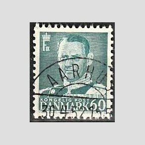 FRIMRKER DANMARK | 1948-50 - AFA 313 - Fr. IX 60 re blgrn - Lux Stemplet