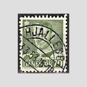 FRIMRKER DANMARK | 1950 - AFA 324 - Fr. IX 70 re mrkgrn - Lux Stemplet