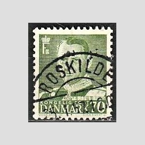 FRIMRKER DANMARK | 1950 - AFA 324 - Fr. IX 70 re mrkgrn - Lux Stemplet