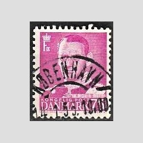 FRIMRKER DANMARK | 1948-50 - AFA 314 - Fr. IX 75 re rdlilla - Lux Stemplet 