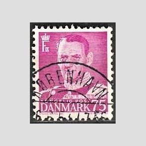 FRIMRKER DANMARK | 1948-50 - AFA 314 - Fr. IX 75 re rdlilla - Lux Stemplet 