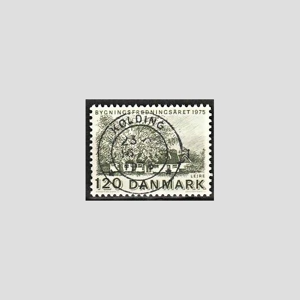 FRIMRKER DANMARK | 1975 - AFA 592 - Bygningsfredning - 120 re grn - Pragt Stemplet Kolding