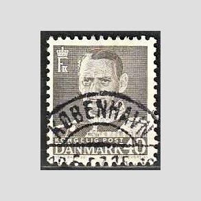 FRIMRKER DANMARK | 1950 - AFA 322 - Fr. IX 40 re gr - Lux Stemplet Kbenhavn
