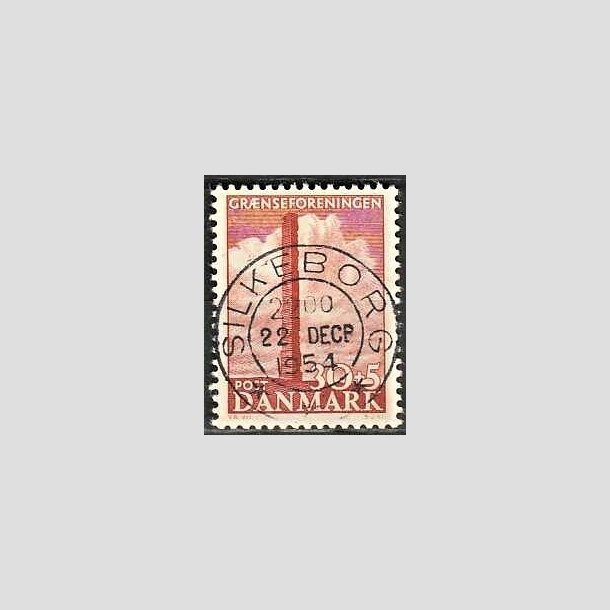 FRIMRKER DANMARK | 1953 - AFA 345 - Skamlingsbanken - 30 + 5 re rd - Pragt Stemplet Silkeborg