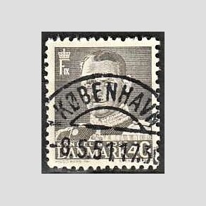 FRIMRKER DANMARK | 1950 - AFA 322 - Fr. IX 40 re gr - Lux Stemplet Kbenhavn