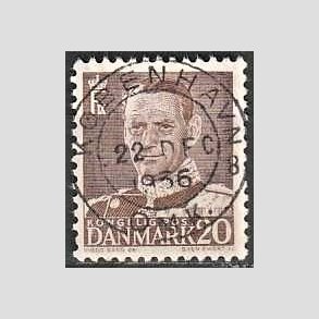 FRIMRKER DANMARK | 1950 - AFA 320 - Fr. IX 20 re brun - Lux Stemplet