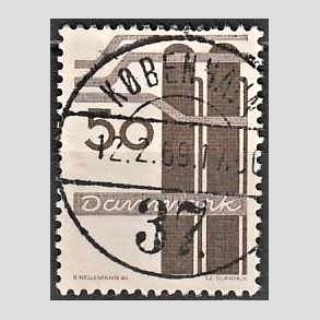 FRIM�RKER DANMARK | 1968 - AFA 474 - Danmarks industri - 50 �re brun - Pragt Stemplet