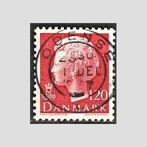 FRIMRKER DANMARK | 1977 - AFA 646 - Dronning Margrethe - 120 re rd - Pragt Stemplet Odense