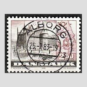 FRIM�RKER DANMARK | 1983 - AFA 769 - F�llesnordisk udgave - 2,50 Kr. r�d/brun - Pragt Stemplet