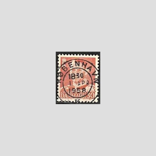 FRIMRKER DANMARK | 1952-53 - AFA 337 - Fr. IX 30 re rd - Lux Stemplet