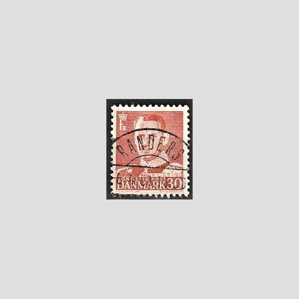 FRIMRKER DANMARK | 1952-53 - AFA 337 - Fr. IX 30 re rd - Lux Stemplet Randers