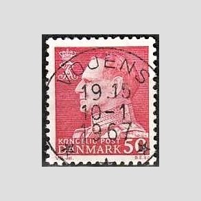 FRIMRKER DANMARK | 1965 - AFA 432 - Fr. IX 50 re rd - Lux Stemplet