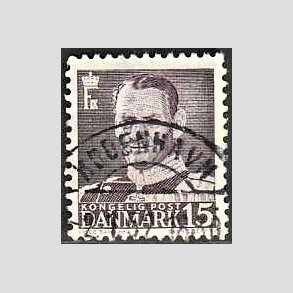 FRIMRKER DANMARK | 1950 - AFA 319 - Fr. IX 15 re grviolet - Lux Stemplet 