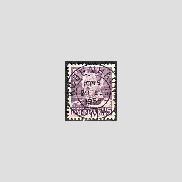 FRIMRKER DANMARK | 1955 - AFA 360 - Fr. IX 25 re violet - Lux Stemplet Kbenhavn