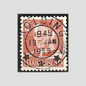 FRIMRKER DANMARK | 1952-53 - AFA 337 - Fr. IX 30 re rd - Lux Stemplet