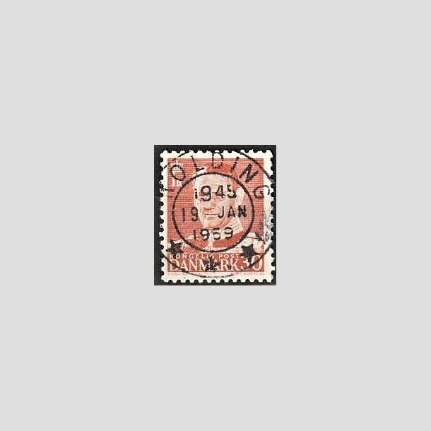 FRIMRKER DANMARK | 1952-53 - AFA 337 - Fr. IX 30 re rd - Lux Stemplet