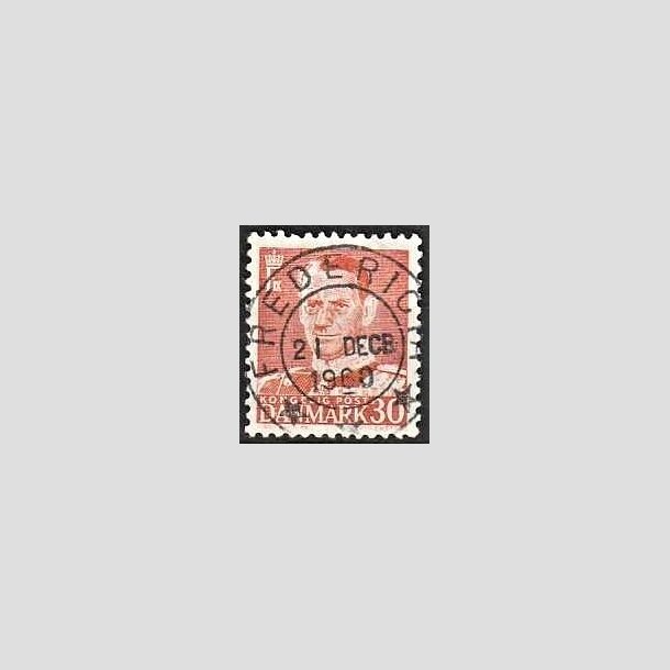 FRIMRKER DANMARK | 1952-53 - AFA 337 - Fr. IX 30 re rd - Lux Stemplet Fredericia