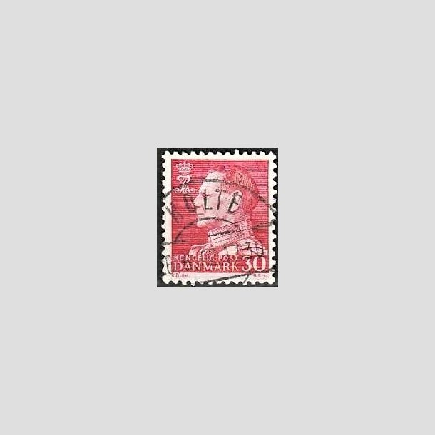 FRIMRKER DANMARK | 1961-62 - AFA 394 - Fr. IX 30 re rd - Lux Stemplet