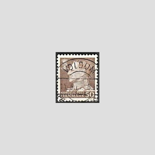 FRIMRKER DANMARK | 1967 - AFA 460 - Fr. IX 50 re brun - Lux Stemplet Voldum